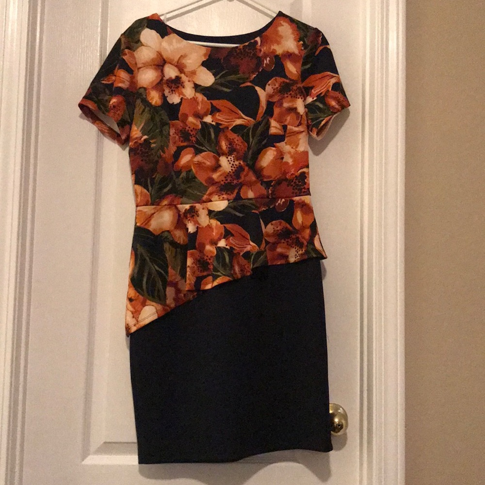 Peplum style dress